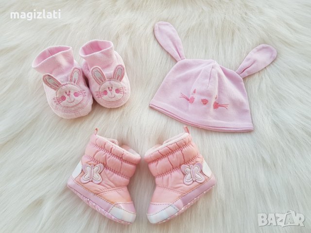 Бебешки буйки ботуши 0-3 месеца, снимка 2 - Бебешки обувки - 27742851