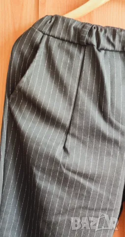 Дамски спортно/елегантен костюм от Италия – блуза и панталон с лъскав ефект; 2XL÷ 3XL, снимка 8 - Панталони - 50242642