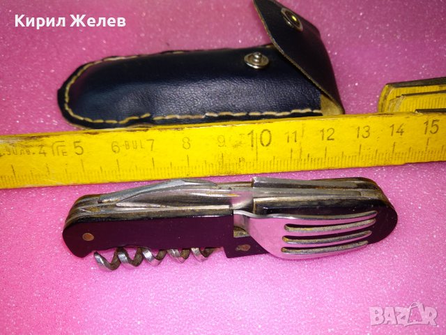 INOX Старо НЕМСКО БОЦМАНСКО МНОГОФУНКЦИОНАЛНО ДЖОБНО НОЖЧЕ Рядък КОЛЕКЦИОНЕРСКИ МОДЕЛ в КАЛЪФ 43163, снимка 4 - Други ценни предмети - 44010249