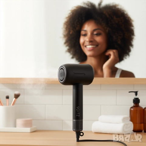 Сешоар Oliver Voltz, 1600W, 4 степени на температура, 3 скорости, Сив, снимка 4 - Друга електроника - 51852484