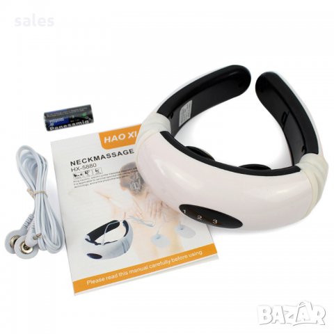 Електромагнитен масажор за врата Neck Massager HX-5880, снимка 4 - Масажори - 28619144