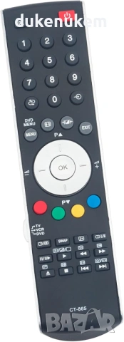 Дистанционно управление CT-865/CT865 за телевизори Toshiba REGZA, снимка 3 - Дистанционни - 53333354