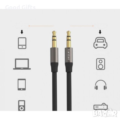 Аудио кабел 1M AUX45, EARLDOM, снимка 3 - Кабели и адаптери - 43034852