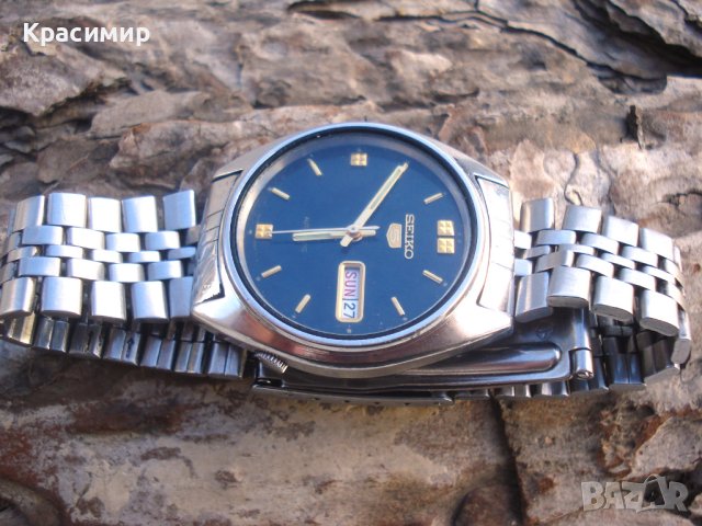 Часовник Seiko 5 Автоматичен cal. 6309A, снимка 3 - Мъжки - 43834678