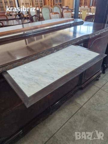 Масивен Бароков Скрин-Внос от Германия!, снимка 9 - Скринове - 52232526