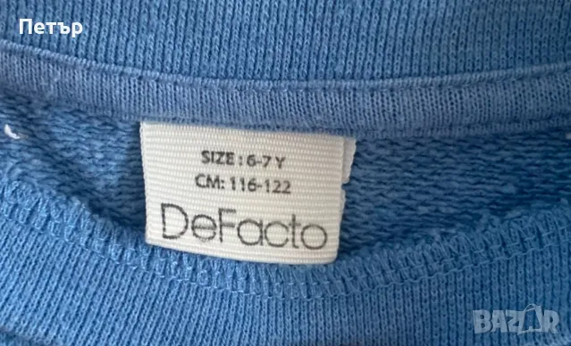 Детска синя блузка, 6-7 годинки, снимка 3 - Детски Блузи и туники - 50373781