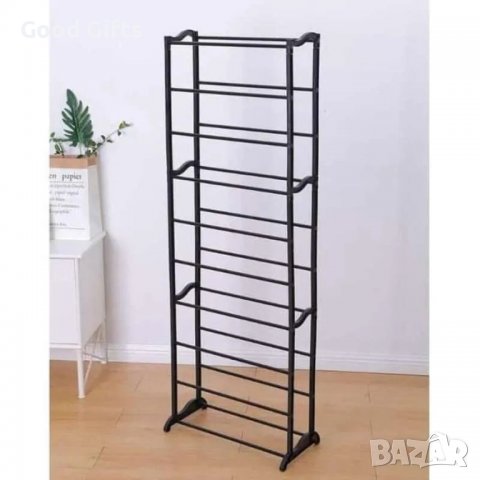Подвижен метален стелаж за до 30 чифта обувки AMAZING SHOES RACK, снимка 2 - Други стоки за дома - 38091982