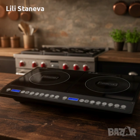 Двоен индукционен котлон Home Star HS-IND2002. , снимка 7 - Котлони - 53058220