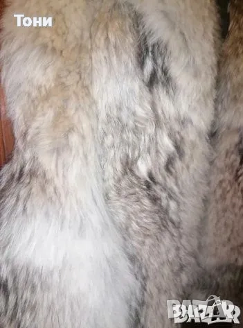 Естествен Косъм Прекрасно Ново Дамско Палто XL , снимка 6 - Палта, манта - 52793125