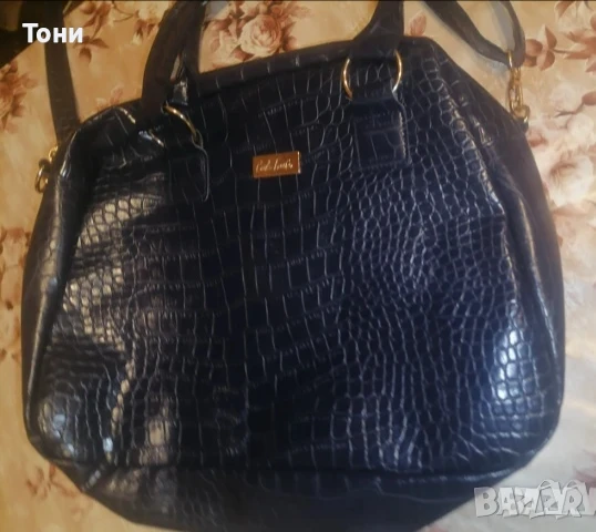 CARLA FAUSTINI Оригинал Нова Кожена Дамска Чанта , снимка 7 - Чанти - 51109912