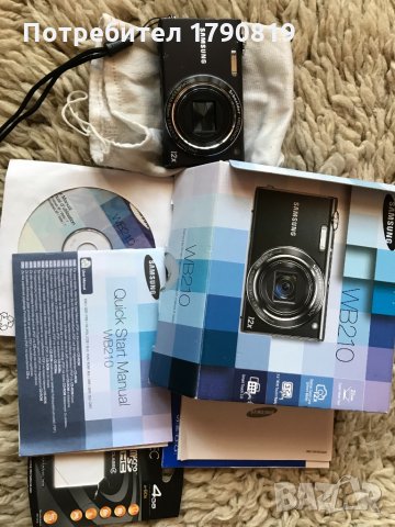 Продавам цифров фотоапарат Samsung WB210, снимка 2 - Фотоапарати - 32404964