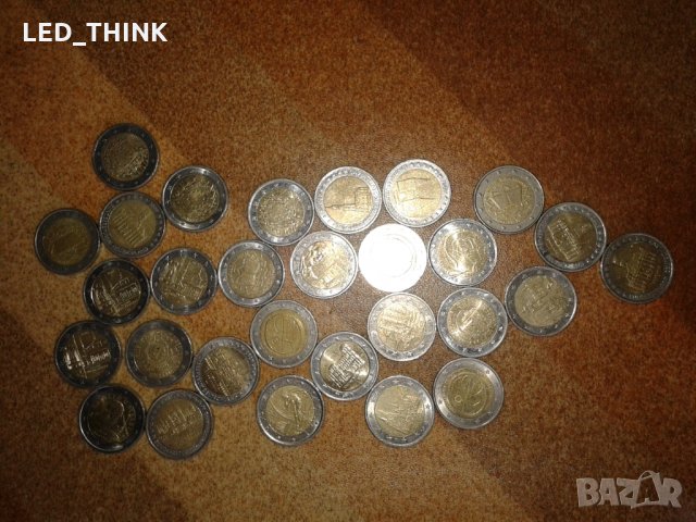 Продавам юбилейни евро монети номинал 2 евро.  , снимка 2 - Нумизматика и бонистика - 8810174