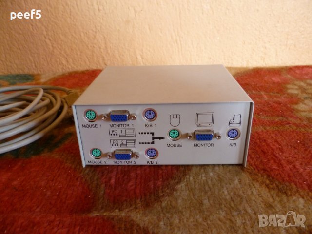 PS2 Multi-PC controller VGA Switch, снимка 3 - Суичове - 43821186