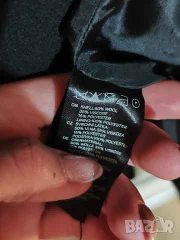 Мъжко палто от вълна L/XL, снимка 6 - Палта - 48313056