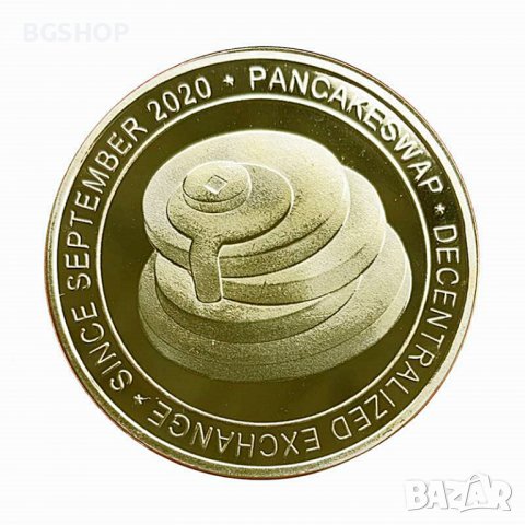 PancakeSwap coin / Панкейк монета ( CAKE ) - Gold, снимка 5 - Нумизматика и бонистика - 39927984