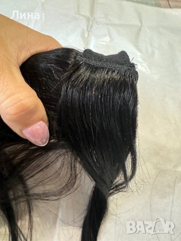 Опашка от естествена коса, снимка 3 - Аксесоари за коса - 44015403