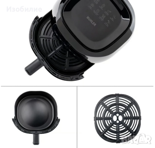 Фритюрник с горещ въздух MFX-415D, 4.2L, 1500W, дигитален, снимка 2 - Фритюрници - 52340131