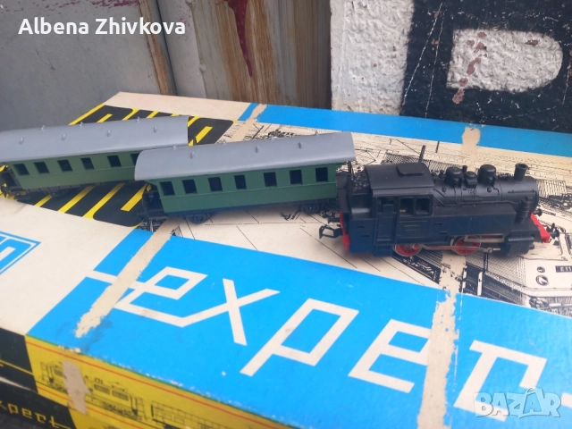 PIKO DZUNIOR с релси стрелка и захранваща