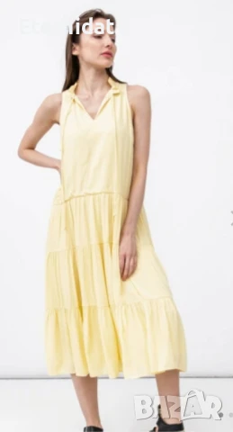 Лятна жълта рокля YAS, снимка 10 - Рокли - 51291217