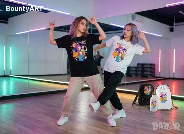 Персонализирана блуза Хънтрикс, снимка 2 - Детски комплекти - 51711585