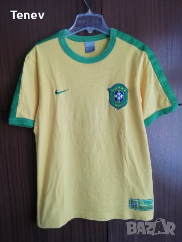 Brasil Brazil Nike #10 оригинална тениска памучна номер 10 размер М Бразилия 