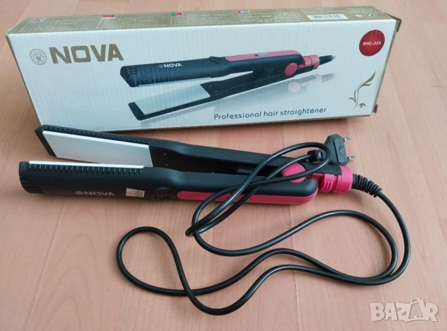 Преса и четка за коса в комплект 