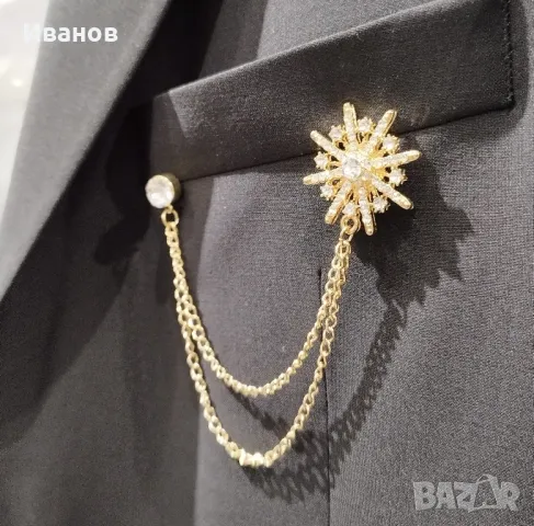 Мъжка брошка , снимка 3 - Други - 49573565