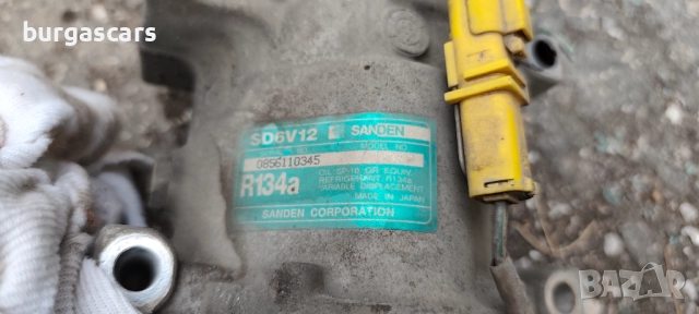 Компресор климатик SD6V12 Peugeot 307 1.4-90к.с.16V - 140лв, снимка 2 - Части - 51849315