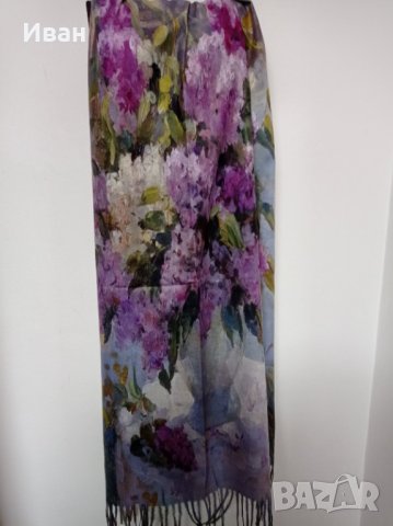 Двулицеви дамски шалове - различни разцветки, снимка 5 - Шалове - 43450206