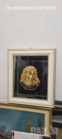 Италианска модерна картина исус, снимка 2 - Декорация за дома - 49879301