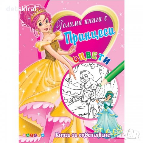 Голяма книга с Принцеси - различни модели, снимка 1 - Детски книжки - 33582996