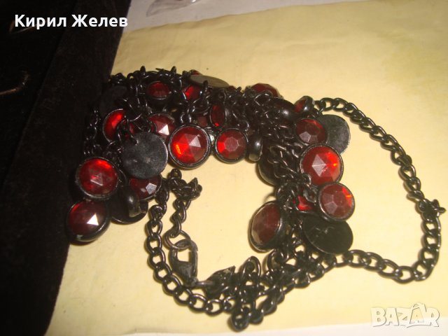 ВИНТИДЖ СТИЛ ОГЪРЛИЦА РЪЧНА ИЗРАБОТКА 22852, снимка 5 - Колиета, медальони, синджири - 33423105