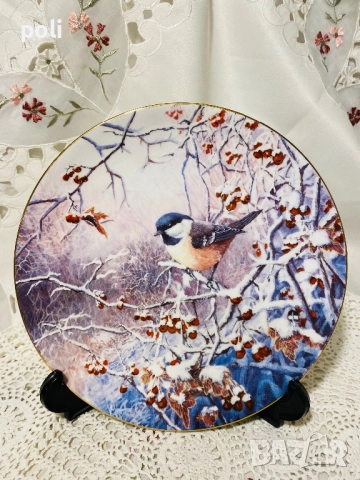 порцеланова чиния за стена, снимка 2 - Декорация за дома - 52206061