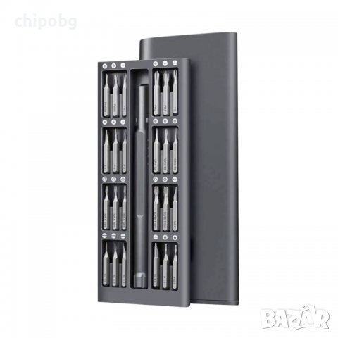 Комплект отвертка и накрайници Jakemy JM-8170, 20 Части, S2, Черен, снимка 1