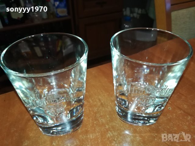 JIM BEAM-МАСИВНИ ТЕЖКИ 2БР ЧАШИ ЗА УИСКИ 2911212255, снимка 9 - Колекции - 34972062