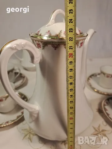 порцеланов сервиз за чай и кафе Limoges   8/1, снимка 12 - Сервизи - 49900467