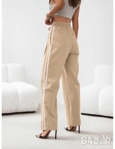 Дамски панталон с висока талия три цвята , снимка 2 - Панталони - 49370101