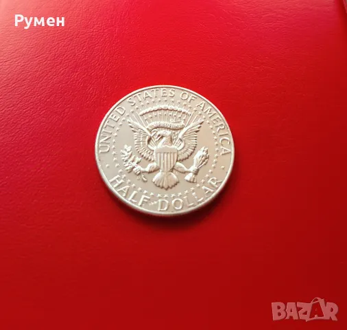 Half Dollar USA-1964 г-D.Сребро!, снимка 2 - Нумизматика и бонистика - 40548270