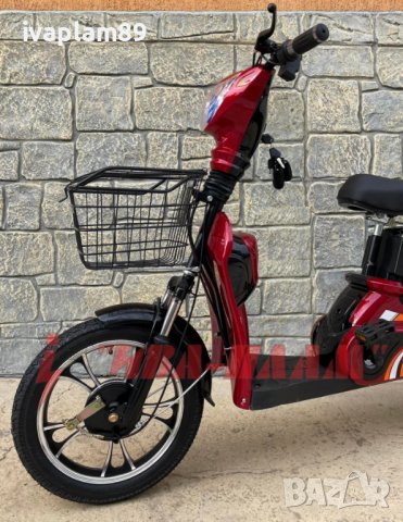 ЕЛЕКТРИЧЕСКИ Велосипед(скутер)+две седалки-550W-MPM5151-управлява се БЕЗ книжка и регистрация в КАТ, снимка 4 - Мотоциклети и мототехника - 39793209