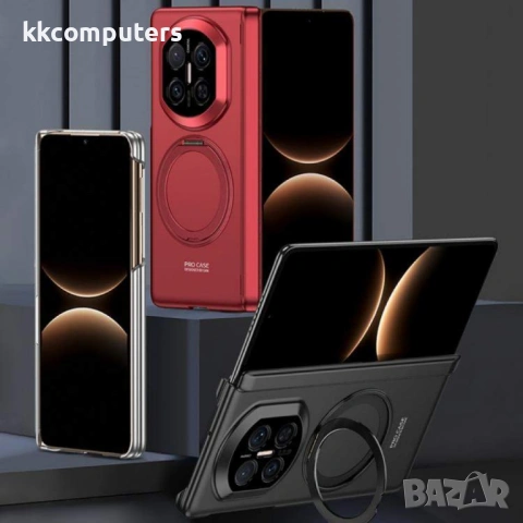 Защитен Калъф Huawei Mate X7 GKK (PC+TPU) - Магнитен Ротиращ Държач/ Стойка, 360° Защита, Вкл. Проте, снимка 5 - Калъфи, кейсове - 53150647