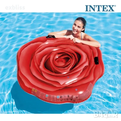 Надуваем дюшек роза 137х132 см, снимка 5 - Басейни и аксесоари - 50850864
