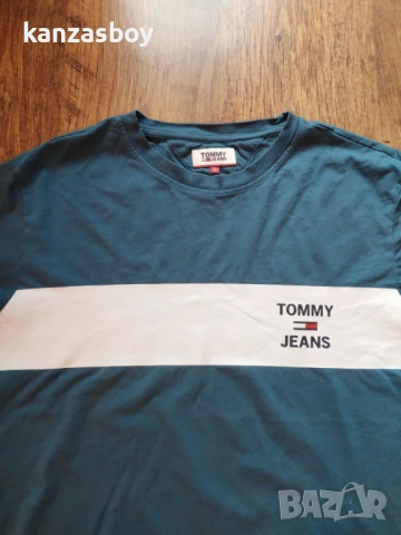 Tommy Hilfiger - страхотна мъжка тениска L, снимка 2 - Тениски - 51924548
