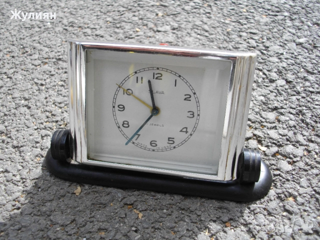 КОЛЕКЦИОНЕРСКИ БУДИЛНИК СЛАВА SLAVA , снимка 2 - Антикварни и старинни предмети - 51845065