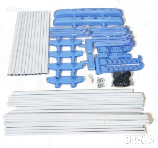 Сгъваем сушилник за дрехи на колелца – практична стойка за сушене на пране, снимка 11 - Сушилници - 52503151