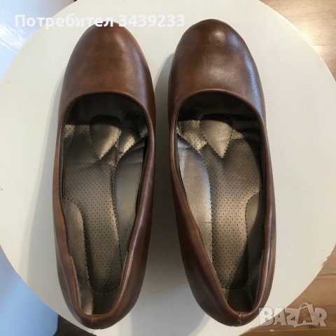 Дамски кафяви обувки на платформа, снимка 3 - Дамски ежедневни обувки - 38004048