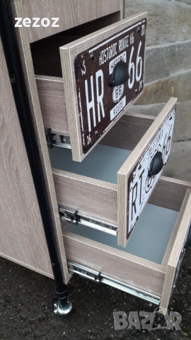 Шкаф-индустриален дизайн-нов, снимка 7 - Шкафове - 53519021
