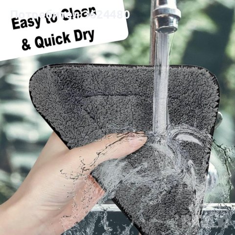 Триъгълен моп за почистване, снимка 10 - Мопове, кофи, четки и метли - 43750049