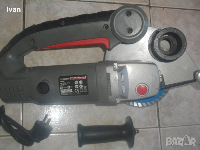 1500 Вата-Немска Каналокопка Фреза Прокопаване Канали-ф125мм-Копае 30мм-Почти Нова-PATTFIELD-Germany, снимка 14 - Други инструменти - 43466510