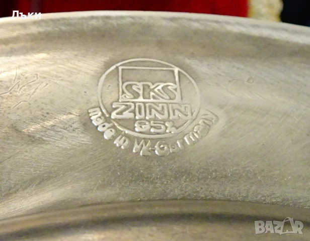 Калаена чиния,пано с картина Зима. , снимка 5 - Антикварни и старинни предмети - 52345488