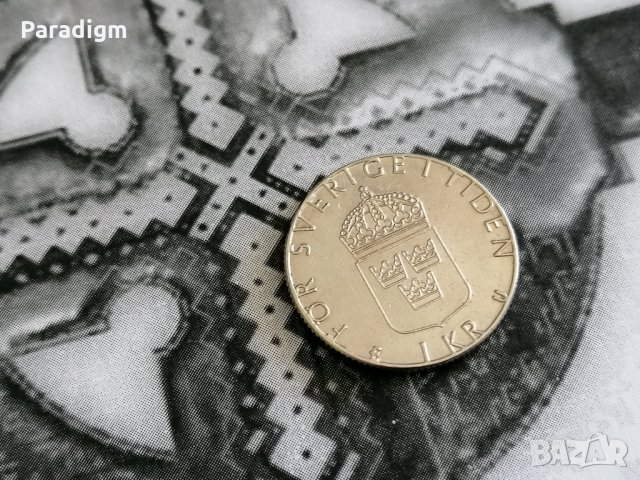 Монета - Швеция - 1 крона | 1982г., снимка 1 - Нумизматика и бонистика - 28463480